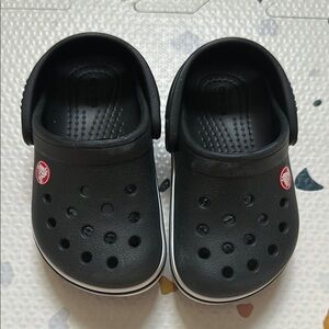 CROCS Toddler Black Sandal Clogs